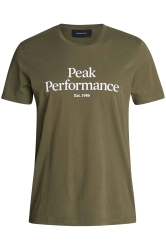 Peak Performance Herren T-Shirt Original Tee Pine Needle braun