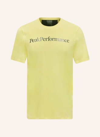 Peak Performance  T-Shirt Alum Mit Mesh gruen beige
