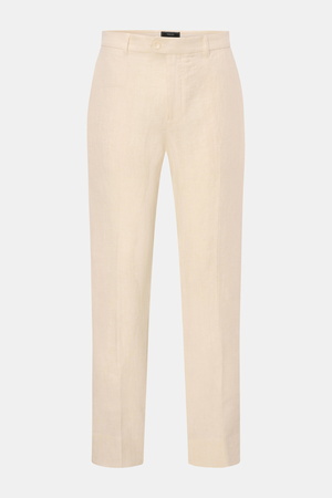 Percival  - Herren - Hose 'Tailored Linen' creme meliert