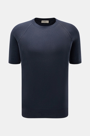 Piacenza  1733 - Herren - Kurzarmpullover navy