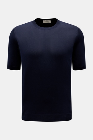 Piacenza  1733 - Herren - Kurzarmpullover navy