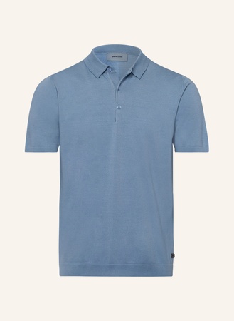 Pierre Cardin  Strick-Poloshirt blau beige