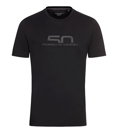 Porsche Design 50Y Crew Neck T-Shirt - jet black - M schwarz