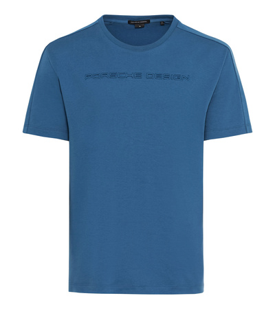Porsche Design Logo Crew Neck T-Shirt - lake blue - XL blau