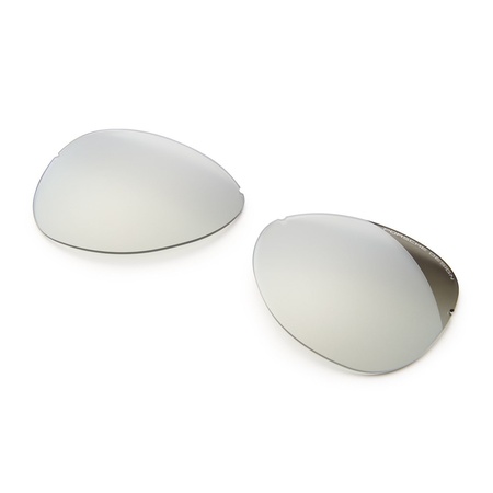 Porsche Design Replacement Lens Set Sunglasses - (A) light silver mirrored - 67 braun
