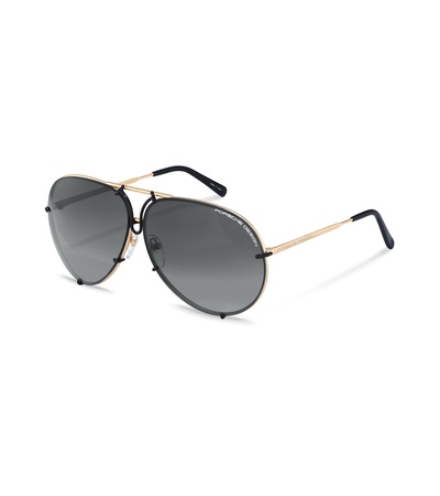 Porsche Design Sunglasses P´8478 - (U) gold, black - 66 grau