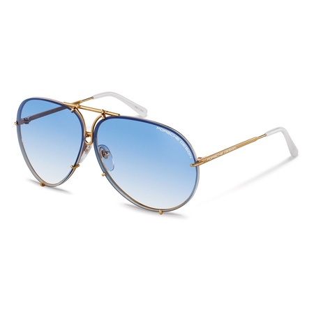 Porsche Design Sunglasses P´8478 - (W) yellow gold - 69 blau