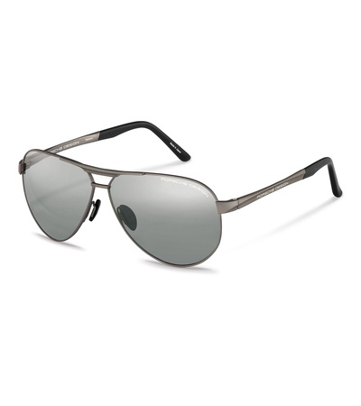 Porsche Design Sunglasses P´8649 - (F) satin gun - 62 grau