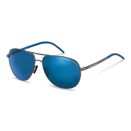 Porsche Design Sunglasses P´8651 - (E) dark gun - 63 blau
