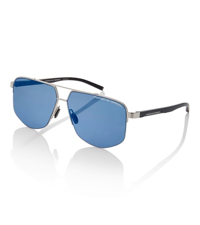 Porsche Design Sunglasses P´8943 - (B) palladium, black - 63 grau