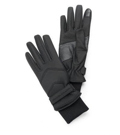 Porsche Design Touch Tec Leather Mix Gloves grau