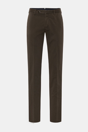 PT Torino  - Herren - Chino 'Slim Fit' dunkelbraun