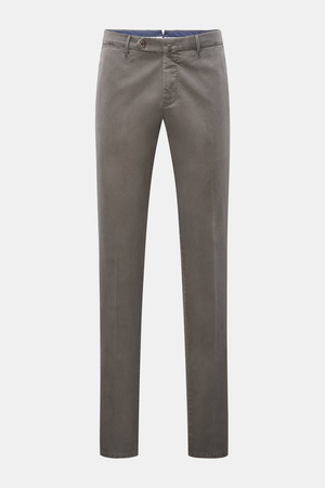 PT Torino  - Herren - Chino 'Slim Fit' graubraun