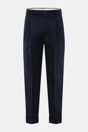 PT Torino  - Herren - Wollhose 'Carrot Fit' navy