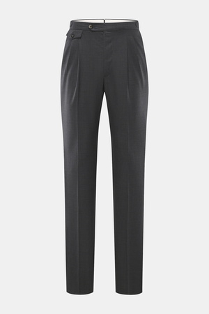 PT Torino  - Herren - Wollhose 'Gentleman Fit' dunkelgrau meliert