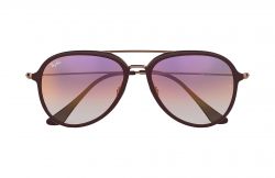 Ray-Ban Sonnenbrille RB4298 Bronze-Kupfer Violett Verlauf braun