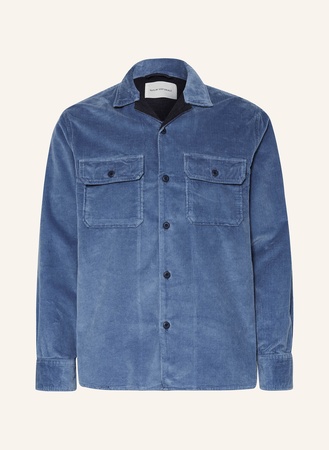 Replay  Cord-Overshirt blau