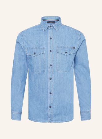 Replay  Hemd Regular Fit In Jeansoptik blau
