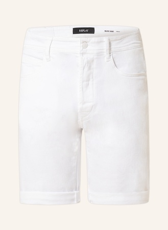 Replay  Jeansshorts Tapered Fit weiss beige