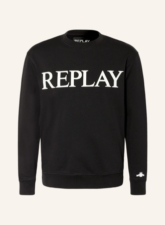 Replay  Sweatshirt schwarz schwarz