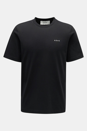 Róhe  - Herren - Rundhals-T-Shirt schwarz grau