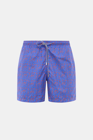 Zeybra Portofino 1962  - Herren - Badeshorts 'Peperoncini' blau/rot gemustert