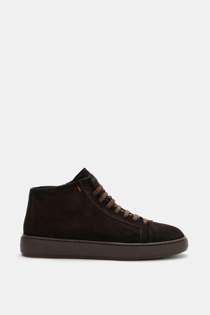 Santoni  - Herren - High Top Sneaker 'Dump' dunkelbraun