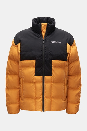 Marcelo Burlon  - Herren - Steppjacke 'Cross Block Puffer' orange/schwarz