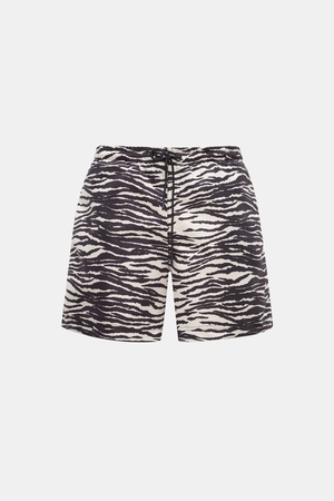 PT Torino  - Herren - Badeshorts offwhite/schwarz gemustert