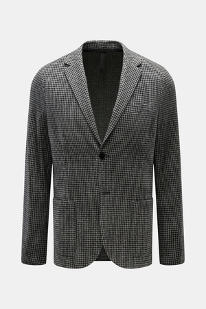 Harris Wharf London   - Herren - Jersey-Sakko grau/schwarz gemustert