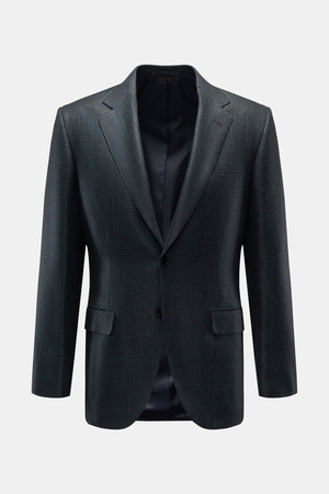 Brioni  - Herren - Cashmere Sakko 'New Plume' dunkelgrün/schwarz kariert