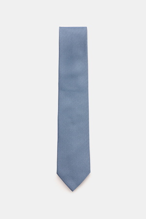 Ermenegildo Zegna Zegna - Herren - Seidenkrawatte blau/schwarz kariert