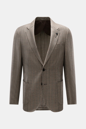 LARDINI  - Herren - Sakko beige/schwarz kariert