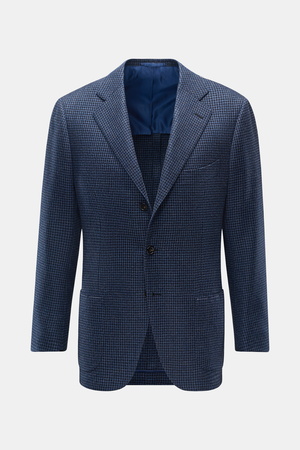 Cesare Attolini  - Herren - Cashmere Sakko graublau/schwarz kariert