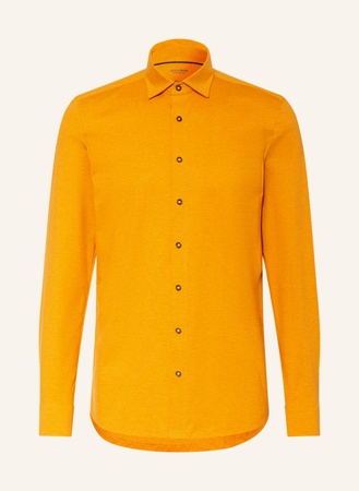 Olymp Jerseyhemd Level Five 24/Seven Body Fit orange beige