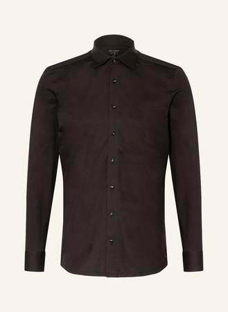 Olymp Jerseyhemd Level Five 24/Seven Body Fit schwarz