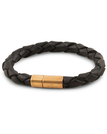 Skultuna Armbänder von . Grösse: M. Farbe: Schwarz.  The Signature Massive Bracelet Black