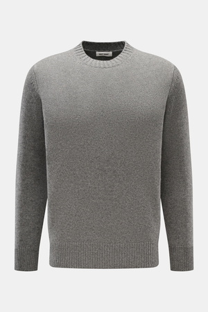 Soft Goat  - Herren - Cashmere Rundhalspullover grau