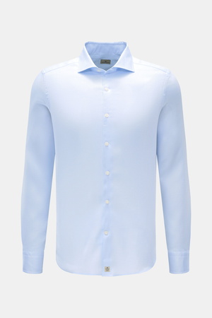 Sonrisa  - Herren - Casual Hemd Haifisch-Kragen hellblau