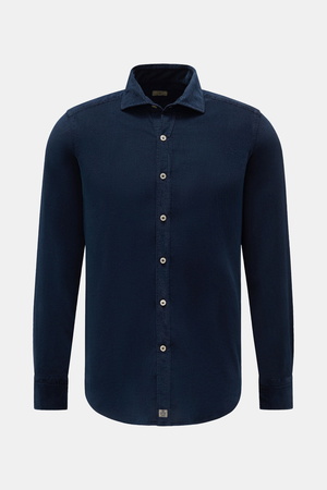Sonrisa  - Herren - Cordhemd Haifisch-Kragen navy