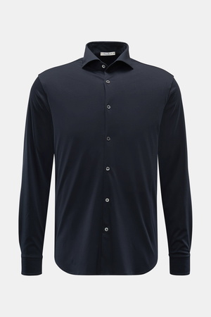 Stefan Brandt - Herren - Jersey-Hemd 'Otis' Haifisch-Kragen navy
