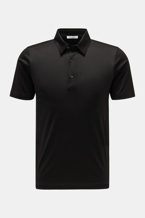 Stefan Brandt - Herren - Jersey-Poloshirt 'Luca' schwarz