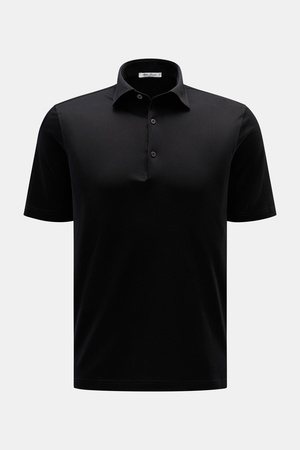 Stefan Brandt - Herren - Jersey-Poloshirt 'Luca' schwarz