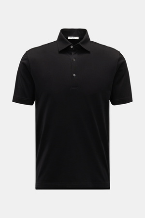Stefan Brandt - Herren - Jersey-Poloshirt 'Luis' schwarz