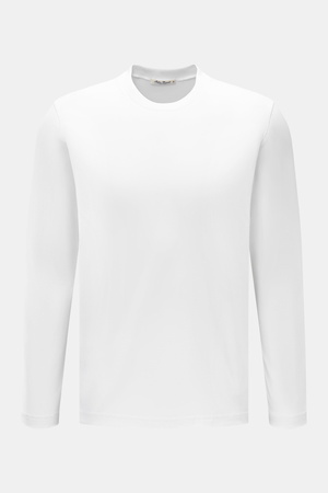 Stefan Brandt - Herren - Rundhals-Longsleeve 'Eli' weiß
