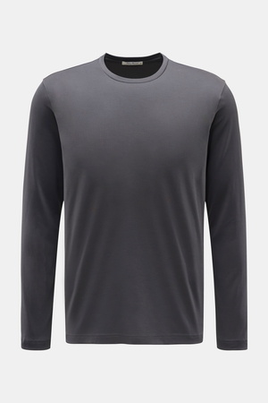 Stefan Brandt - Herren - Rundhals-Longsleeve 'Enno' dunkelgrau