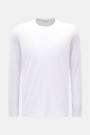 Stefan Brandt - Herren - Rundhals-Longsleeve 'Enno' weiß