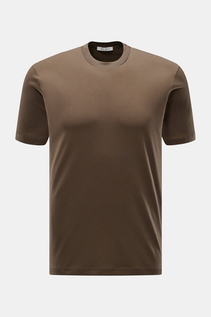 Stefan Brandt - Herren - Rundhals-T-Shirt 'Eli' graubraun