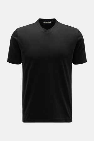 Stefan Brandt - Herren - V-Neck T-Shirt 'Adam' schwarz