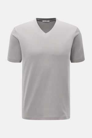 Stefan Brandt - Herren - V-Neck T-Shirt 'Adam' taupe